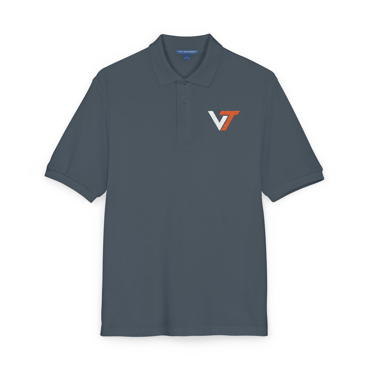 Viable Logo Embroidered Polo Shirt