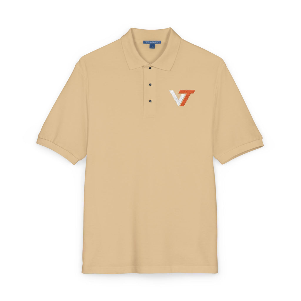 Viable Logo Embroidered Polo Shirt