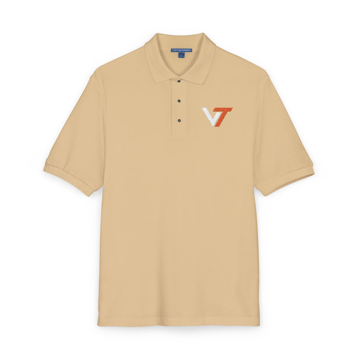Viable Logo Embroidered Polo Shirt