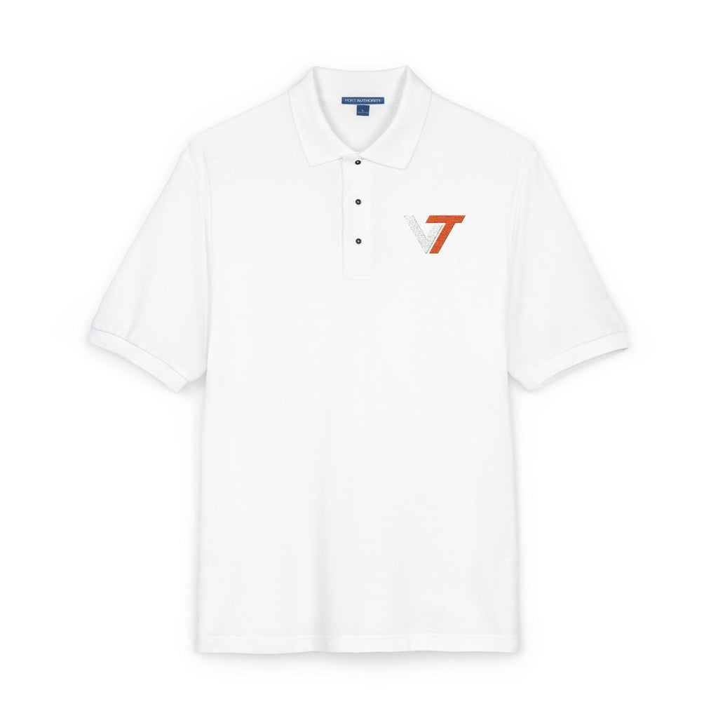 Viable Logo Embroidered Polo Shirt