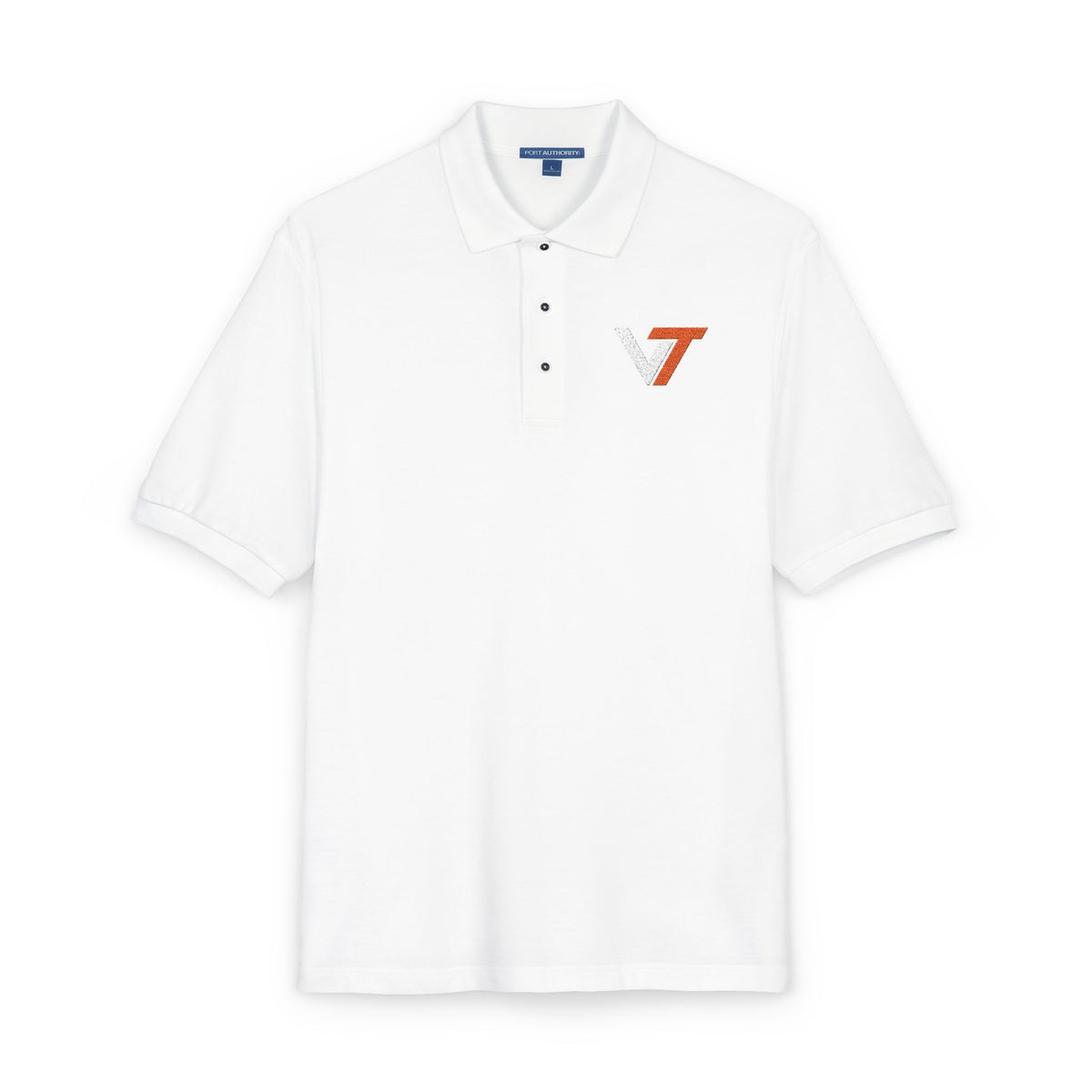 Viable Logo Embroidered Polo Shirt